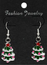 Boucles d'oreilles de noël -