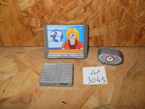 3045 playmobil tv tele - tv,