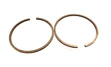 2 SEGMENTS VINTAGE AB-FRANCE 51 x 2mm COUPE DROITE MOTOS ANCIENNES OLD STOCK!