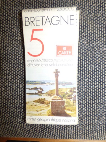Carte ign 250000 bretagne - 1:250000,
