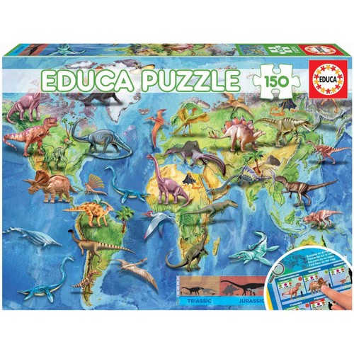 Puzzle carte monde avec - du,