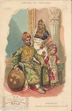 Chromo Muscolisine Historia do vestuario Indostao Inde Indien Costume Maharajah
