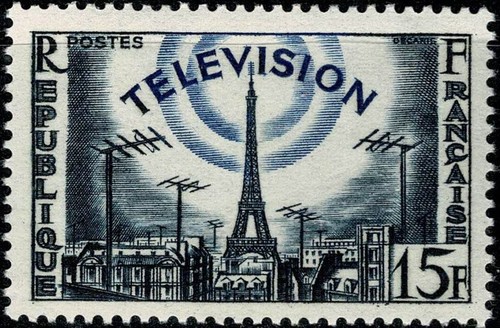 France 1955 télévision - france,