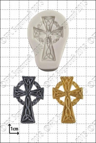 Moule silicone croix celtique - croix,