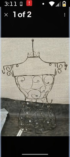 Metal half mannequin - metal, wire