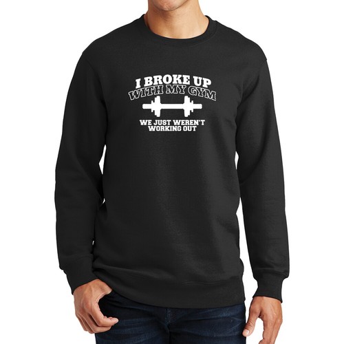 Broke with gym - up,