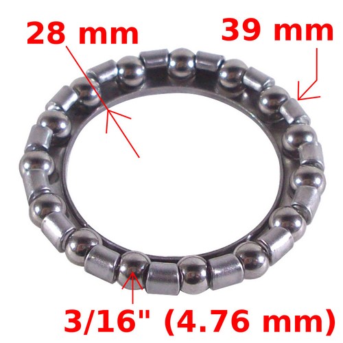 Roulement cage bille - cage, a