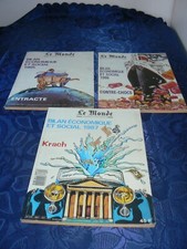 RARE 3 REVUES LE MONDE BILAN ECONOMIQUE SOCIAL 1985 1986 1987 DOSSIERS DOCUMENTS