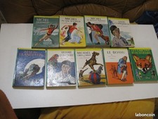 Lot 9 LIVRES BIBLIOTHEQUE VERTE VINTAGE