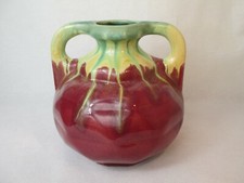 Faïencerie De Thulin Belgique Jugendstil Céramique Vase Environ 1910