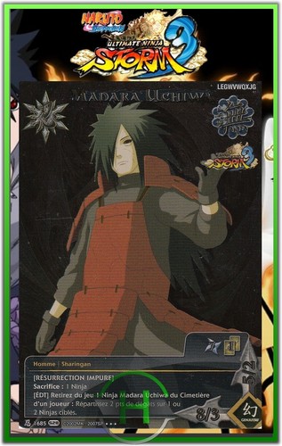 Madara uchiwa ultimate rare - rare,