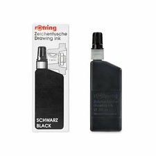 [Ref:S0194660] ROTRING Flacon 23 ml Encre de chine pour Isograph/Variant Noir