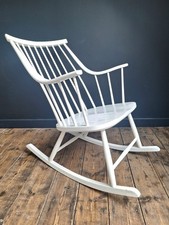 Rocking-chair vintage, fauteuil à bascule design