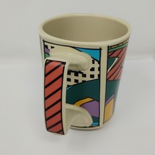 Rosenthal Studio Line Flash One Handlebar Coffee Mug Dorothy Hafner 1980s Signed
