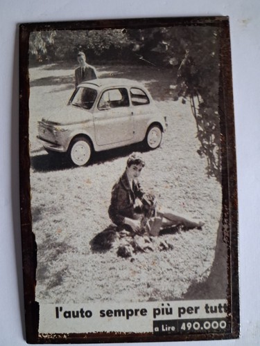 Plaque métal vespa - métal, pic