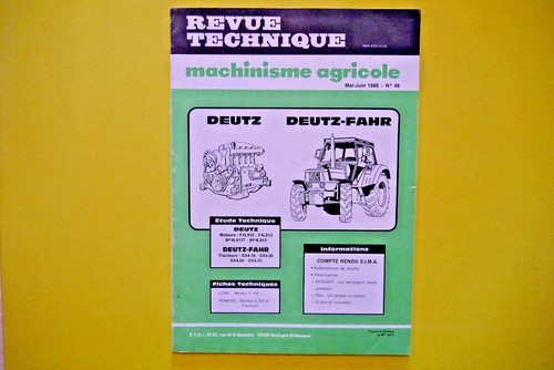 Revue technique machinisme - revue,