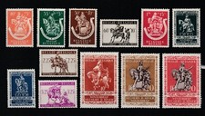 BELGIQUE - N° Yvert 603/614 Neufs XX MNH - série 12 Timbres secours d' Hiver 42