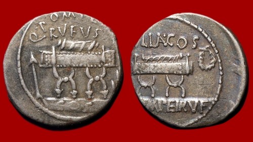 Monnaie romaine pompéia - monnaie,