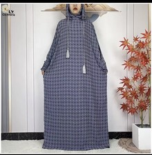 Abaya Musulman À Deux Chapeau