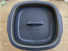 Tupperware Micro-Pro Series Grill With Lid Blue VGC 