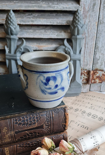 Ancien pot gres - ancien, beige