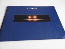 catalogue Alpine A 610 1992