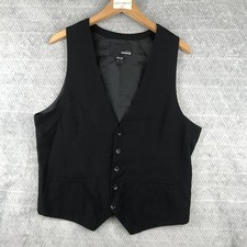 OWK Gilet Costume Homme L Noir