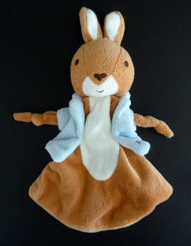 Doudou plat picot 2 lapin - doudou,