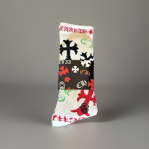 Chrome hearts stencil socks - stencil,