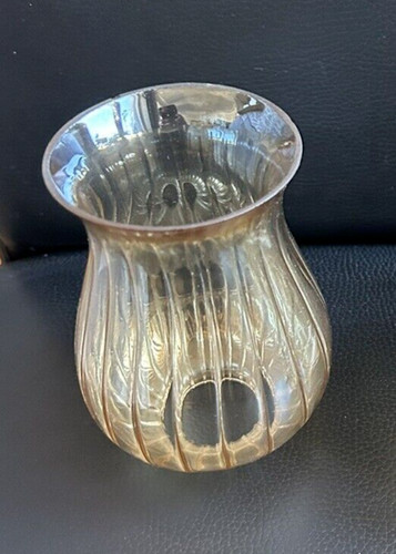 Globe verre epais strie - globe, en