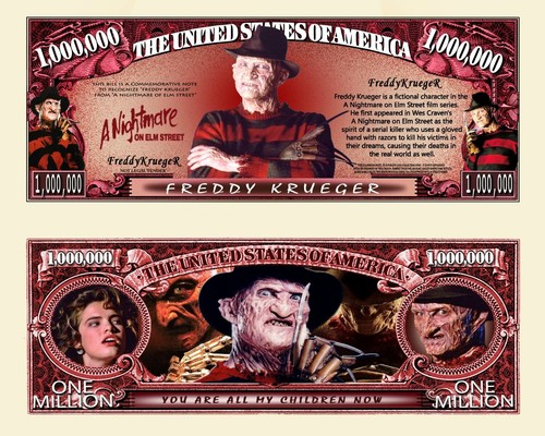 Freddy krueger billet - freddy,