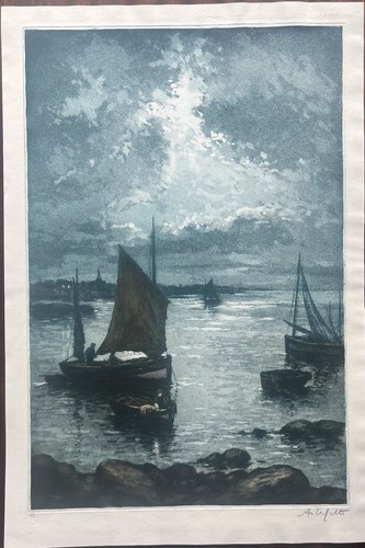 Départ pour pêche - la,