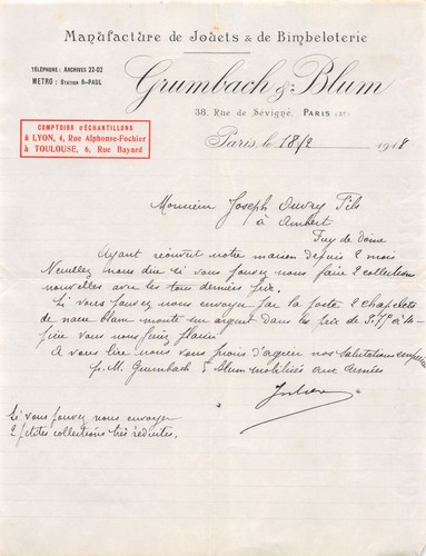1918 manufacture jouets et - jouets,
