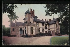 Old postcard Lamotte-Beuvron, Bois-Rabot 