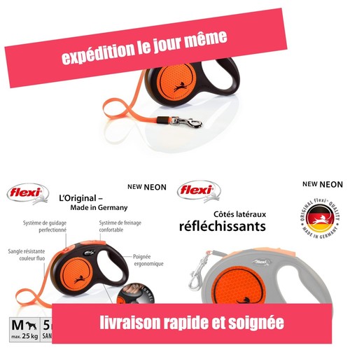 Laisse rétractable flexi m - rétractable, 5