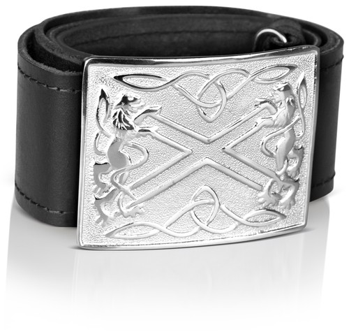 Ceinture cuir boucle - en,
