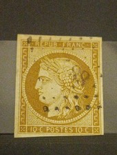 Timbre France Yt 1 Oblitéré