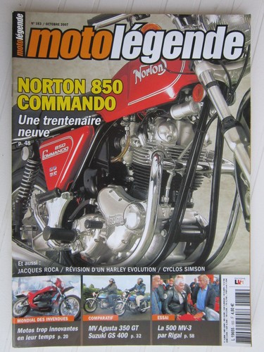Moto legende 183 - legende, n°