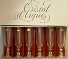 Cristal d'arques  6 flutes a