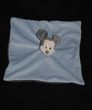 🐭Doudou plat Mickey bleu