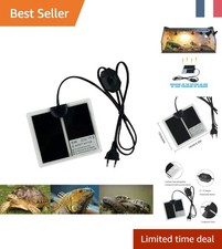 Tapis Chauffant Reptile 15x14CM Réglable - Sécurité et Confort pour Terrarium