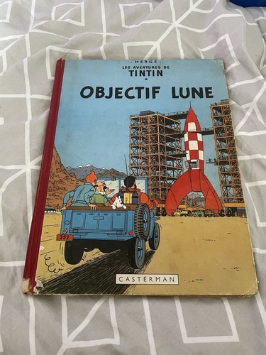 Tintin objectif lune - bd,