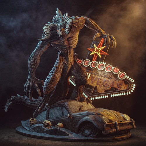 Deathclaw fallout figurine - fallout, |