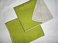 Calligaris ITALIAN LIVING OBJECTS DOUBLE WINTER GREEN (2) KING PILLOWCASES 20X36