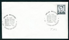 1971 Belgium Twinning Frasnes les Gosselies - Escaudain postmark cover