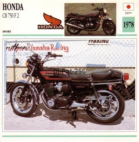 Fiche moto honda 750 - fiche,