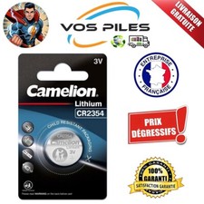 Pile bouton CR2354 DL2354 BR2354 ECR2354 EL2354 Lithium 3V 560 mAh Camelion