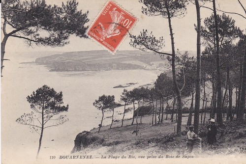 Old postcard douarnenez - old, la