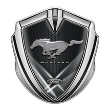 Mustang Solid Metal Shield Emblem 60/65mm silicone Badge, Auto Accessories