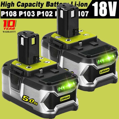 Batterie 18v pour ryobi - 2x,